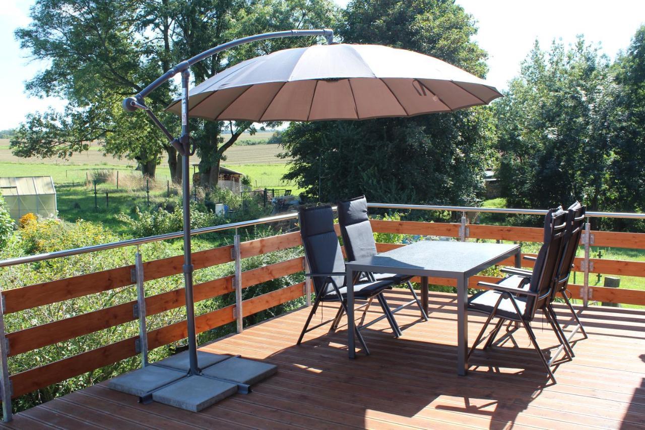 Ferienwohnung Feldblick Struppen Exteriör bild